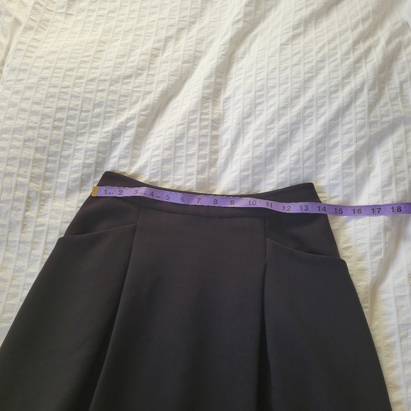 Pink Tartan midi Skirt with pockets - Picture 5 of 7